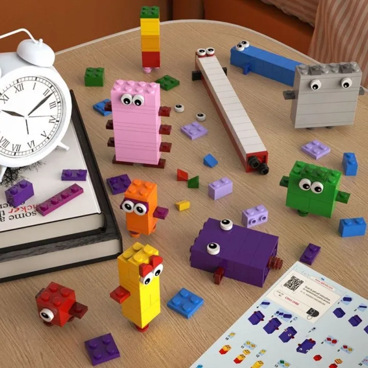Creative Digital Transforms Number Building Blocks Set -10 Early ...