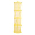 Brand New Mesh Hanging Storage Organizer 4 Compartments Folding Toy Clothing Bag Clothes Dryer Net Basket Hanging Organizer. 