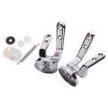 Set Metal Replacement Durable Toilet Seat Hinge Toilet Mountings UK.