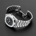 【NShisasN】2023 Originate Luxury Watch Business Waterproof Male Clock Luminous Date Stainless Steel Square Quartz Men Watch reloj hombre. 