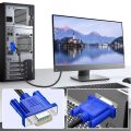 VGA To VGA Cable 15 Pin Male To Male Extension Converter Connector For Computer Monitor Projector PC TV Adapter 1.5Meter.