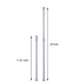 Curtain Rail Pole Rod Telescopic Tension High Carbon Steel Extendable For Bathroom. 