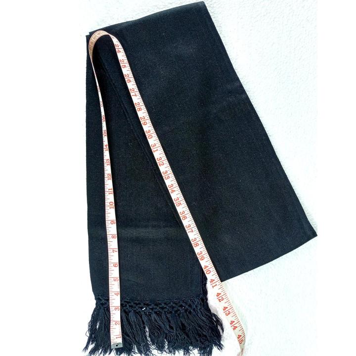 Muffler for men and Women | Winter Collection | Woolen muffler | Black muffler | Big Size 6 feet long | muffler for men | Muffler for Boys soft wool Muffler  | Scarves Posh Woolen muffler [MusafeerBD.com]  [2]