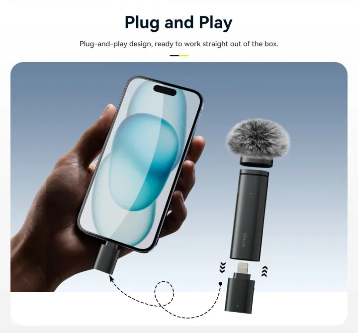 Ulanzi%20WM-10%20Single%20Wireless%20Clip-on%20Microphone%20for%20Type-c%20Mobile%20-%20Image%204