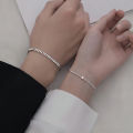 2Pcs Simple Delicate Bracelet Advanced Sense Heart Bracelets Valentines Gifts WANNA.