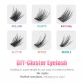 YUANZHIJIE DIY Clusters Little Devil Cosplay Eyelash Extensions Russian Faux Mink False Eyelashes Segemented Wispy Makeup Lashes. 