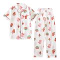 100% Cotton Women's Sleepwear Soft Pajama Sets on Down Long Sleeve Pj Floral Pajama Set Autumn Female Pyjamas.