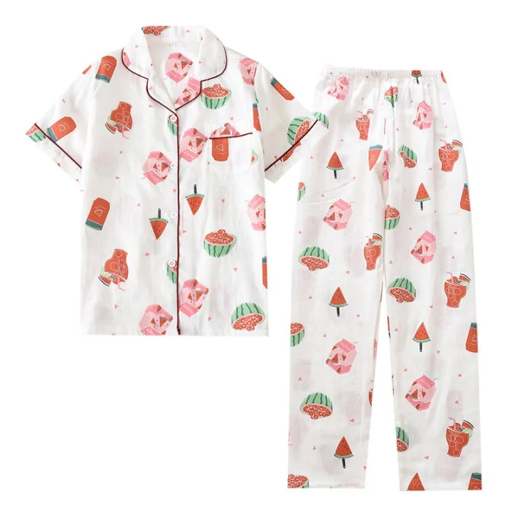 100%25%20Cotton%20Women's%20Sleepwear%20Soft%20Pajama%20Sets%20on%20Down%20Long%20Sleeve%20Pj%20Floral%20Pajama%20Set%20Autumn%20Female%20Pyjamas%20-%20Image%207