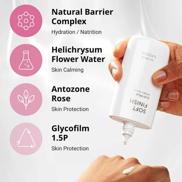 MISSHA%20Soft%20Finish%20Sun%20Milk%20SPF50+%20PA+++%2070ml%20-%20Image%203