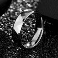 In Stock Hexagon Finished Silver High Polished Tungsten Carbide Rings For Men Carbide Rings Fashion Jewelry Rings. 