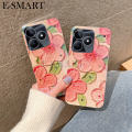 For Realme C53 Case Soft Blue Light Oil Painting Flower Silicone Anti Shock For Realme C53 Back Cover.