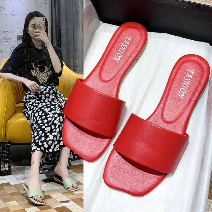 2020%20New%20Sunflower%20Fashion%20Slippers%20Women's%20Summer%20Wear%20Student%20Korean%20Beach%20Shoes%20Sandals%20Delivery%20-%20Image%203