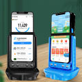 Automatic Swing Shake Phone Wiggler Device Record Step Artifact Motion Brush Step Pedometer Holder Mobile Phone Stand Cherry Super Store. 