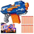 Nerf Shoot Soft Bullet Toy Electric Motorized Nerf Style Toy With 20 Free Darts And Target Board.