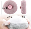 Brush Super Soft Massage Bath Sponge Ball with Suction Cup Loofah Balls for Women Men. 