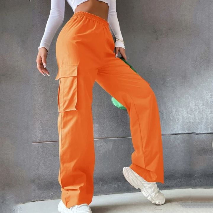 Y2K%20Women%20Vintage%20Cargo%20Pants%20Streetwear%20Techwear%20Korean%20Harajuku%20Parachute%20Pants%20Beige%20Sweatpants%20Wide%20Leg%20Joggers%20Trousers%20-%20Image%204