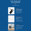 【FUPANG】Qiunery T02 Audio Adapter 3.5MM Aux Wireless Receiver Transmitter Amplifier For TV PC Headphones.