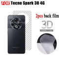 Tecno Spark 30 4G Anti-Spy Tempered Glass for Tecno Spark 30C 30 Pro 4G Privacy Screen Protector 3 in 1 Carbon Fiber Film and Camera Protector. 