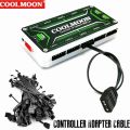 ARGB Controller Cable 5V 3-pin To 6pin/ 4pin For COOLMOON cooling fan And LED Light Mini Control HUB Supply RGB SYNC Adapter.
