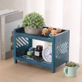 Tabletop, double-storey stationery storage rack, dormitory small hollow shelf, mini home bathroom, washstand, and organizing shelf.