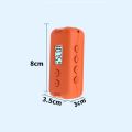 Mini FM Radio Portable 50-108MHZ Pocket Radio Receiver with LCD Display 3.5mm Earphone Time Display 2*AAA Power Supply. 