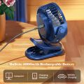 2024 Pop Clip Fan USB Fharging Mini Portable Stroller Table Clip Fan Handheld Quiet Dormitory. 