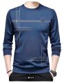 Blue Color Chaina Micro fib Long Sleeve Men's T-Shirt .. 