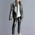 Figure Doll Trouser 1/12 Scale Soldier PU Leather Pant for 6'' Action Figure. 