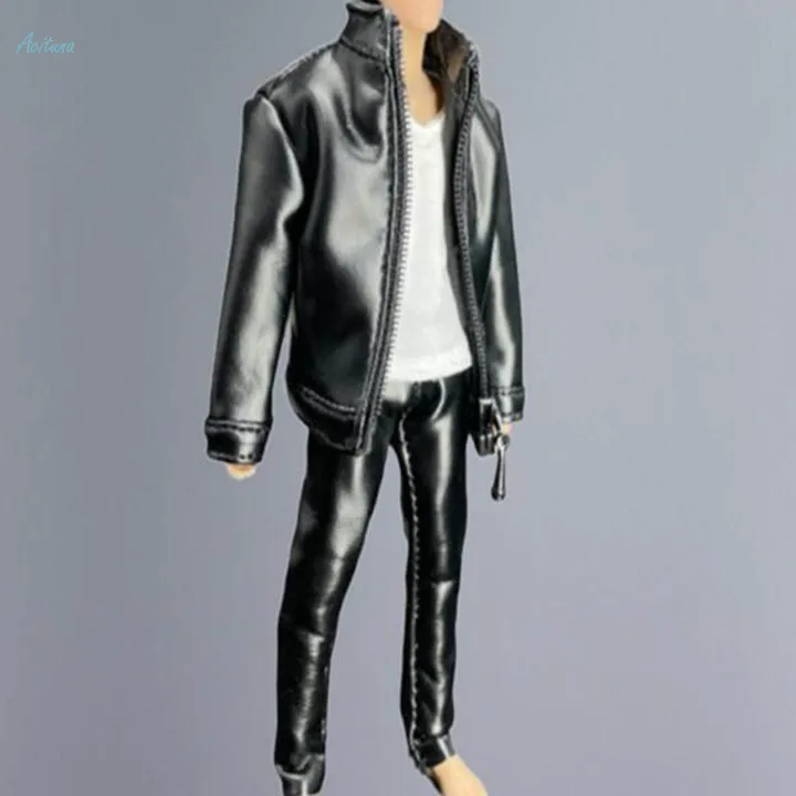 Figure%20Doll%20Trouser%201/12%20Scale%20Soldier%20PU%20Leather%20Pant%20for%206''%20Action%20Figure%20-%20Image%204