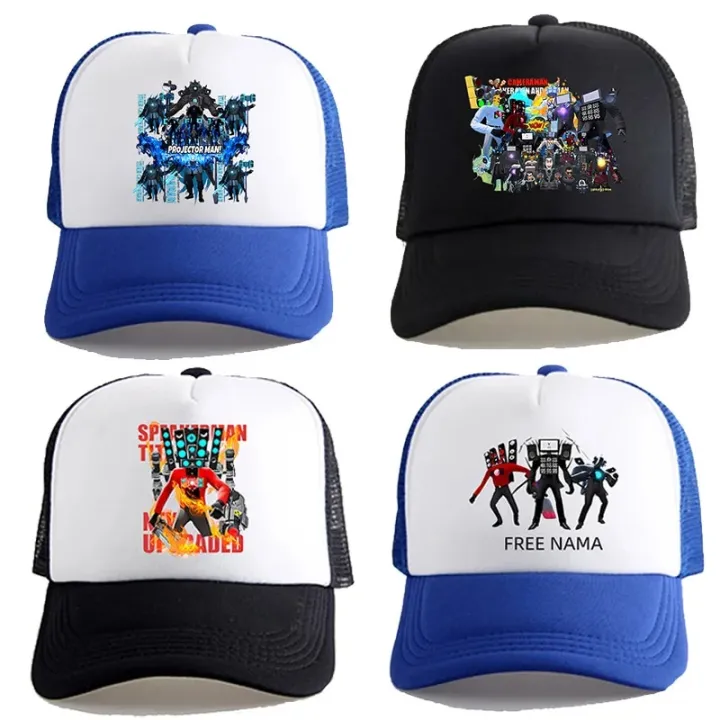 Skibidi%20Toilet%20Cap%20Kids%20Cameraman%20Baseball%20Cap%20Speakerman%20Adult%20Trucker%20Cap%20Boys%20Girls%20Tv%20Man%20Skibidi%20Toilet%20Hat%20Christmas%20Gift%20-%20Image%203