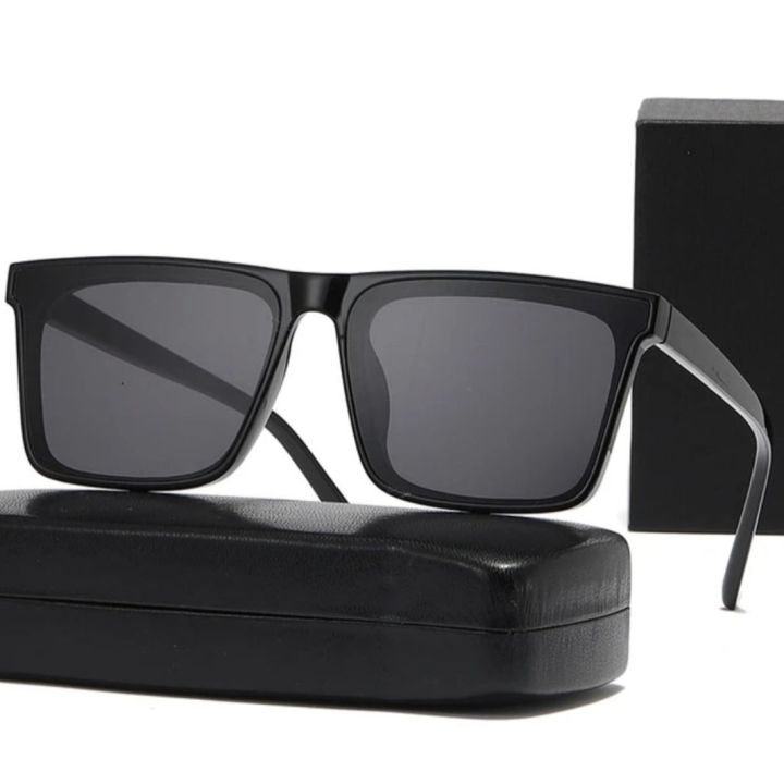 New Trendy Look Famous Very Stylish Black Square Frame Sunglass For Men  Sun Glass For Men 2023