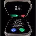 S8 Ultra Max Smart Watch 2.08 inch Display Bluetooth Calling Watch IP67 Waterproof Wireless Charging Bluetooth 5.1 280mAh Battery Titanium Alloy Frame Smart Watch for Men and Women.