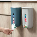 【Thriving】 Wall Mounted Garbage Bags Storage Box Plastic Dispenser Hanging Kitchen Rubbish Bag Organizer Container. 