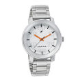 Fastrack 3121SM01 White White Dial Analog Watch for Men.
