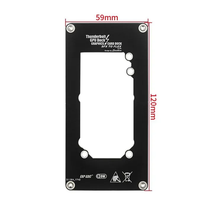 FLEX(1U)%20to%20SFX%20Bracket%20SFX%20to%20FLEX%20Adapter%20Holder%20for%20TH3P4G3%20-Compatible%20GPU%20Dock%20Case%20Replacement%20Parts%20-%20Image%206