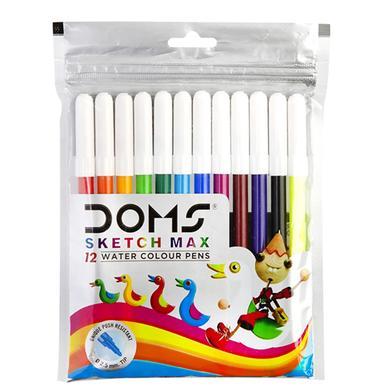 Doms 12 Water Color Pen (Big Size)