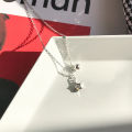 【Innovative design】Jewelry Korean fashion simple five-pointed star bell short necklace cute delicate clavicle chain female student necklace.