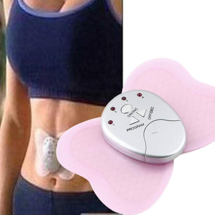 Portable Wireless Electric Butterfly Massager Full BodyWaist Vibrating  Slimming Muscle Pain Relief Massage Pad Device | Daraz.com.bd