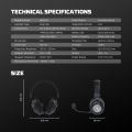FANTECH WHG05 STELLAR Multiplatform Wireless Gaming Headset Black. 