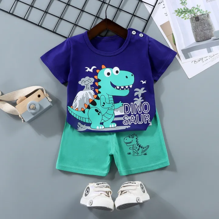 Summer%20Children's%20Clothes%20Baby%20Boy%20T-Shirt+Pant%202Pcs/Set%20Kids%20Cartoon%20Short%20Sleeve%20Suit%20Toddle%20Girl%20Clothes%20Suit%20Baby%20Outfit%20Set%20-%20Image%205