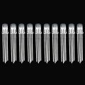 10Pcs 5mm 4 Pin RGB LED Common Anode Red Green Blue. 