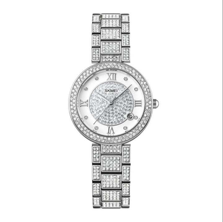 SKMEI SK1739L Silver Stainless Steel Analog Watch For Women - Silver