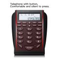 Call Center Telephone Dialpad Corded Telephone - black. 