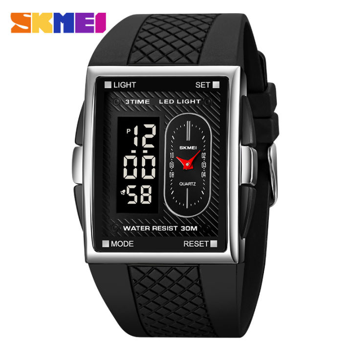 Skmei Fashion Men's Watch Simple Dual Time Countdown Waterproof Sport Quartz Electronic Men Watches reloj hombre 2213