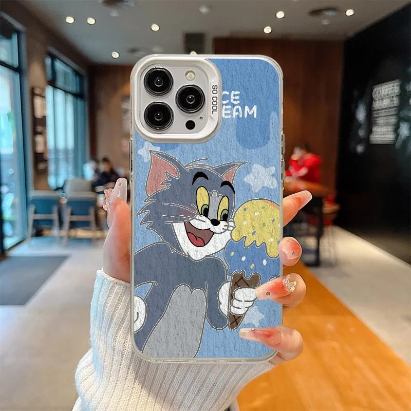 Couple Tom Jerry for Apple 14plus Phone case iPhone12promax Hard