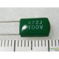 10Pcs -472j 100V Metallized Polypropylene Film 472j Capacitor 4.7nF 100V Mylar Polyester Film Electrical Circuitry & Parts. 