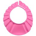 1 PCS Adjustable Soft Baby Kids child Children Shampoo Bath Shower wash hair Waterproof Eye Shield Cap Hat Shield sun cap Tub Bathtub Visor for Toddler (pink). 