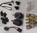 Computer Screw Pack Standoffs Assortment Kit for Hard Drive Computer Case Motherboard with SATA cable, Beef Speaker. 