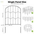 Garden Fence Panel Metal Border Edging Tall Decor Section Panels Flower Bed Fencing Patio Fences for Pets Stairs Outdoor Restaurant Dogs. 