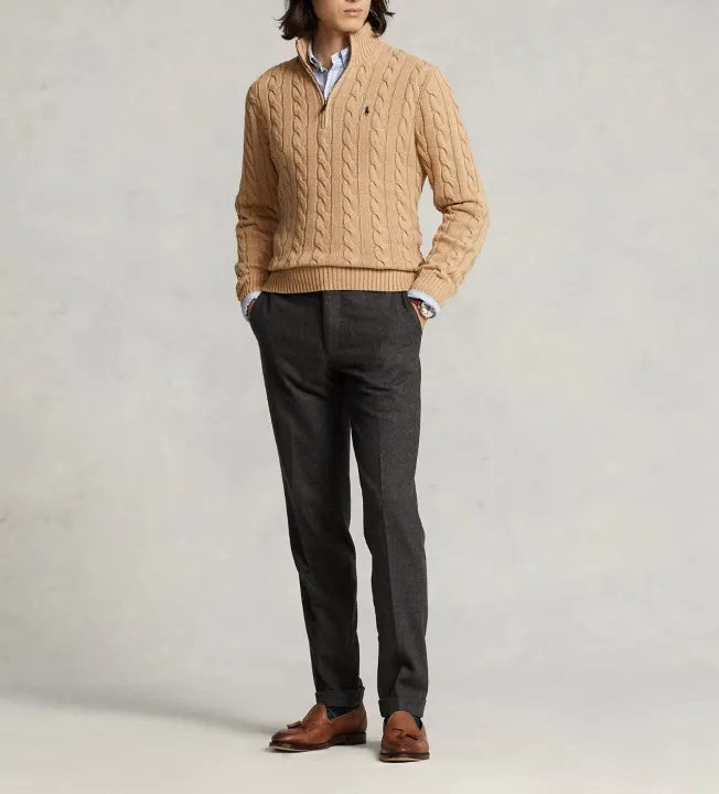 Ralph%20Lauren%20Cable-Knit%20Cotton%20Quarter-Zip%20Sweater%20%E2%80%93%20Beige%20-%20Image%203